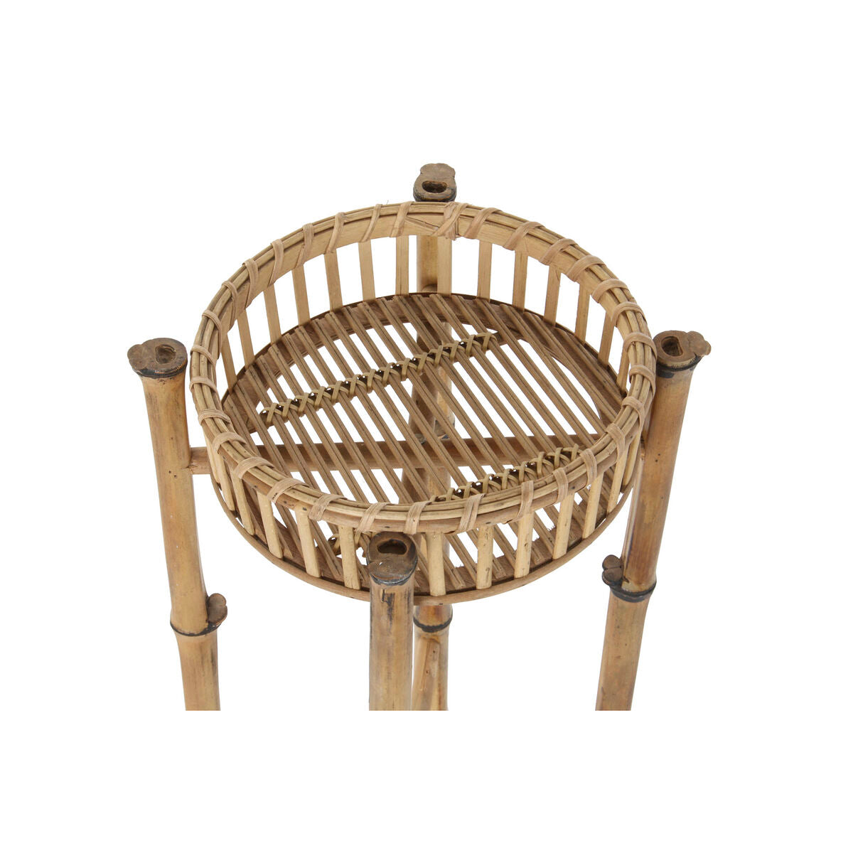 Blumentopf DKD Home Decor Bambus natürlich (32 x 32 x 55.5 cm)
