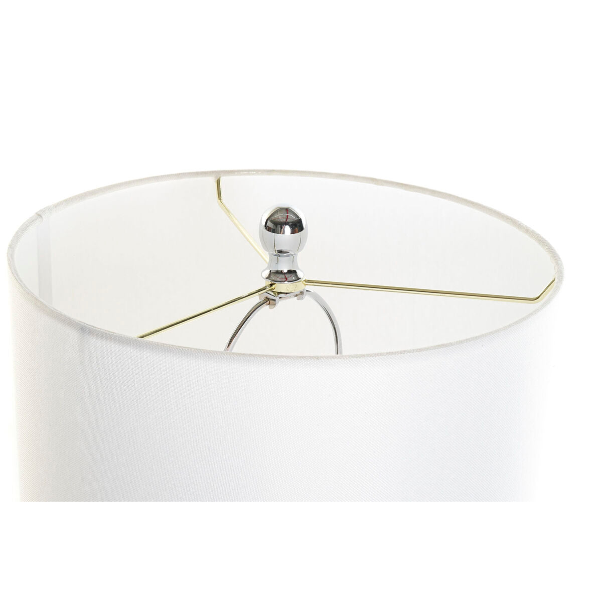 Elegante Tischlampe Weiß Marmor für luxuriöses Ambiente – Ansicht 3