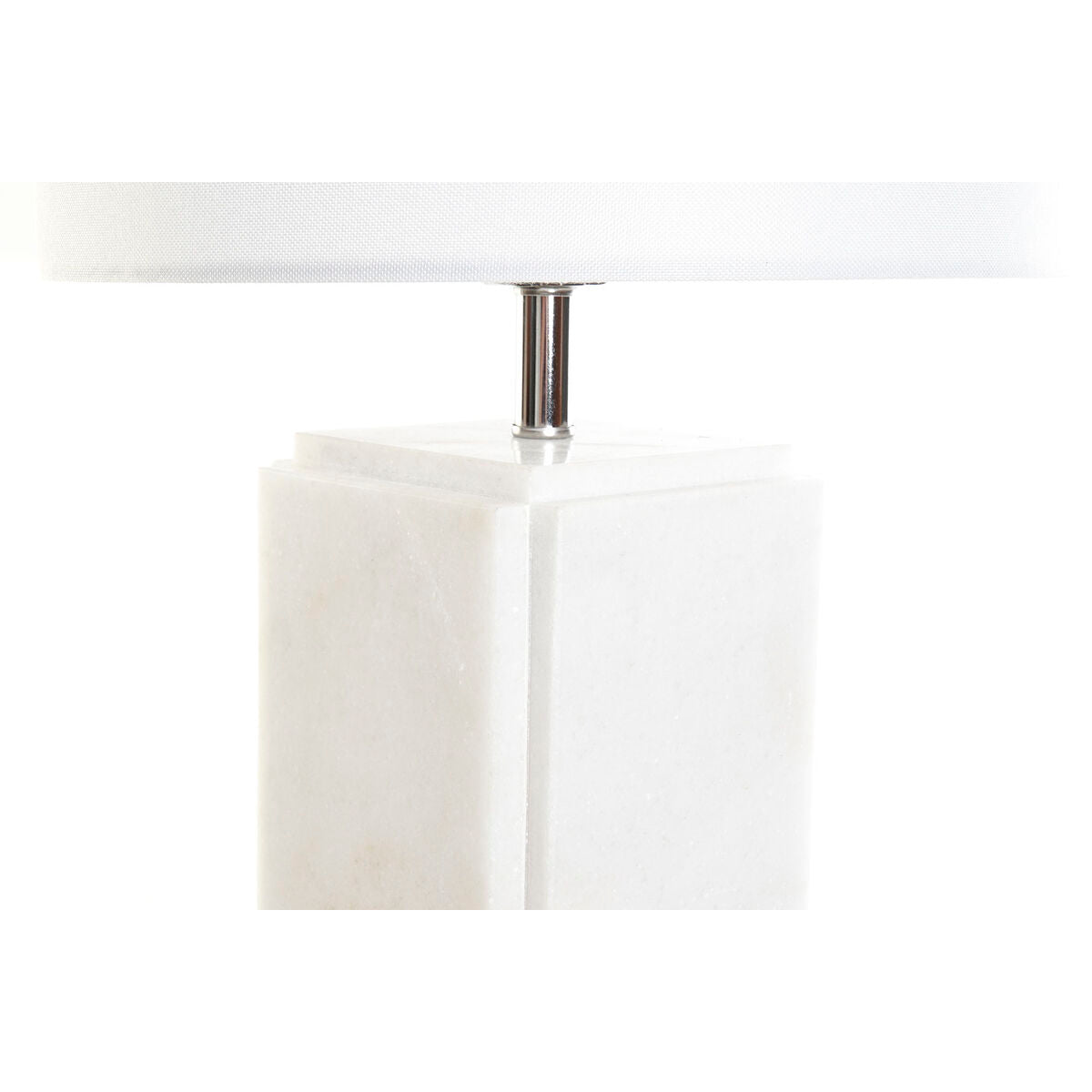 Elegante Tischlampe Weiß Marmor für luxuriöses Ambiente – Ansicht 4