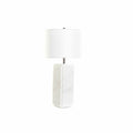 Elegante Tischlampe Weiß Marmor für luxuriöses Ambiente