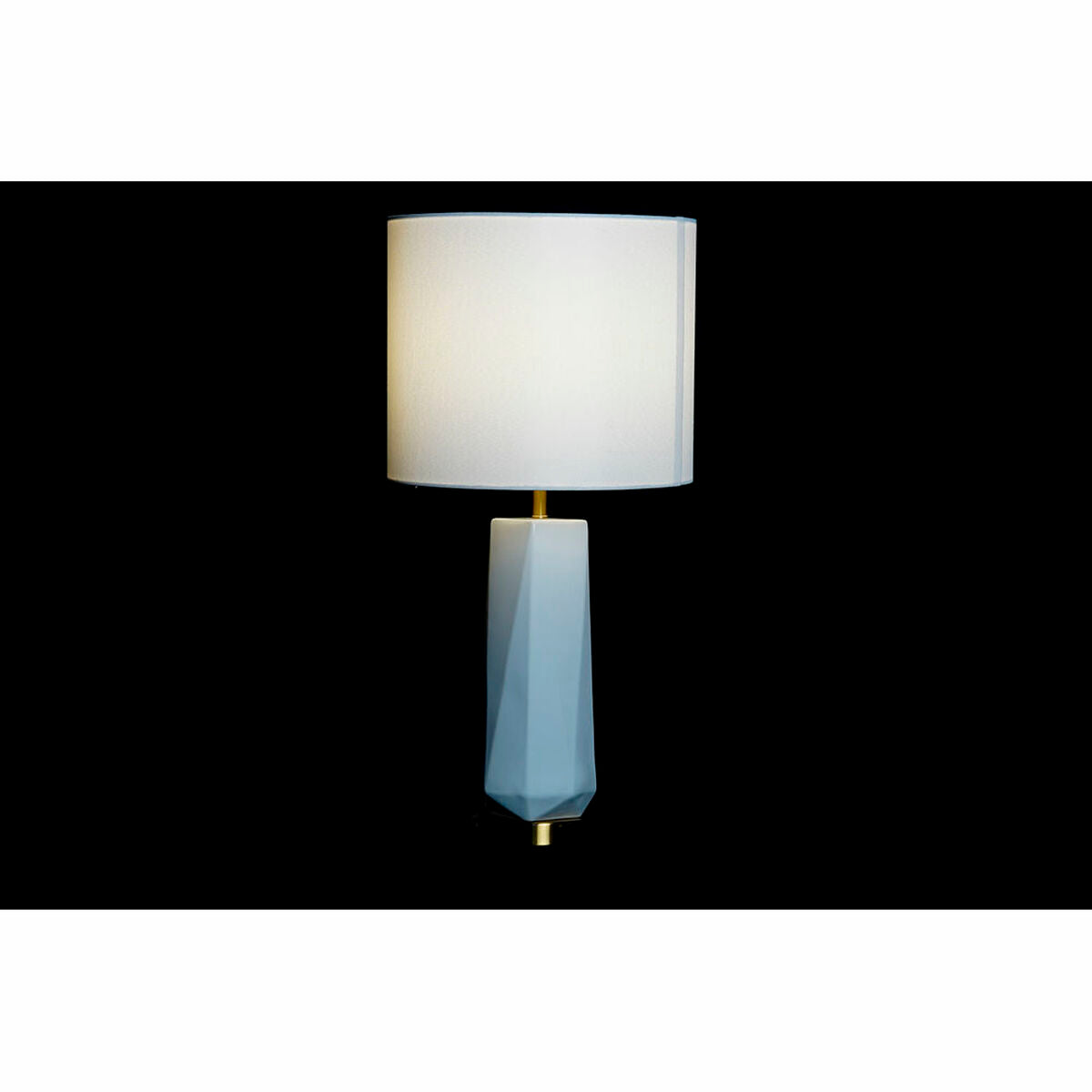 Edle Tischlampe Gold-Weiß Keramik – Glanz für Ihr Heim – Ansicht 2