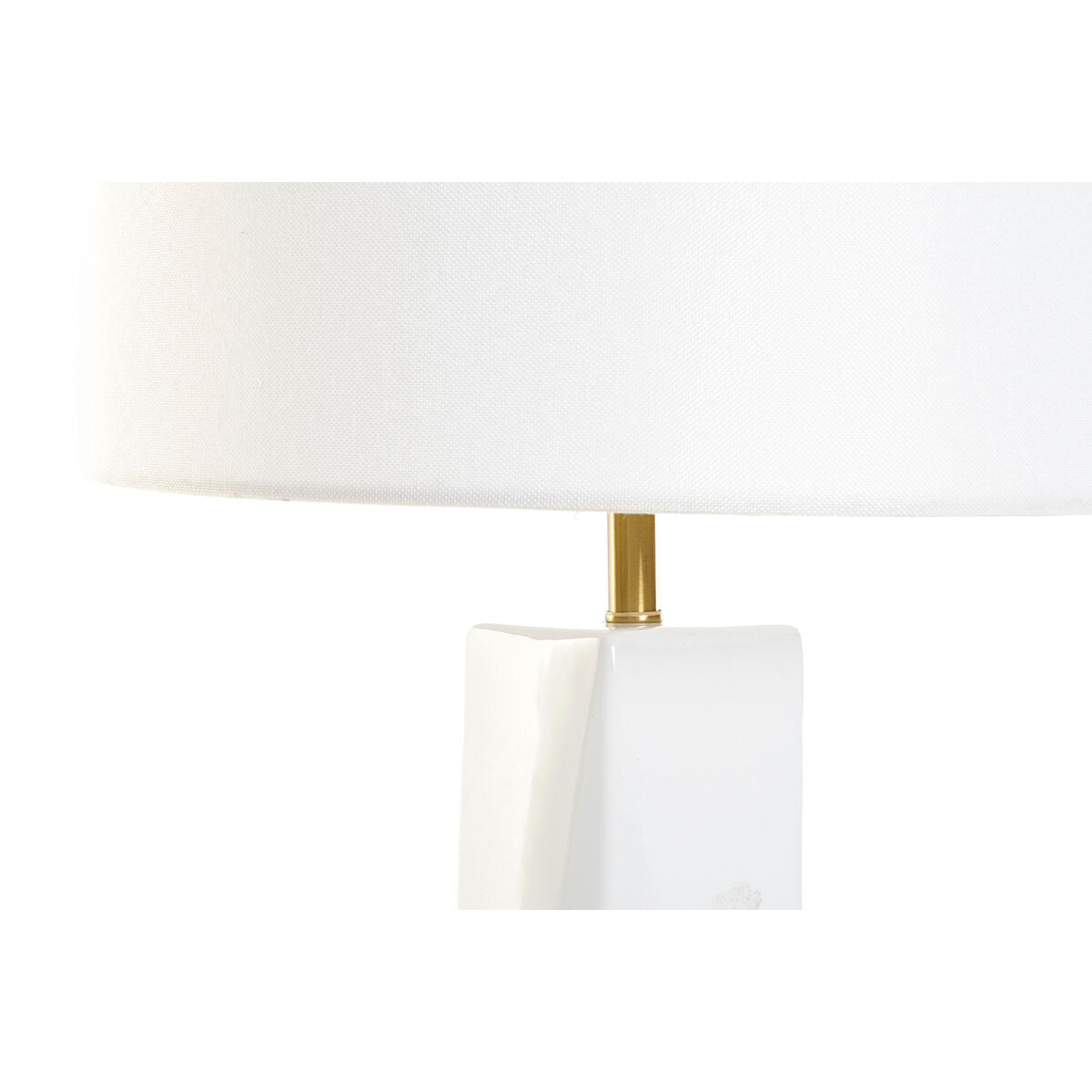 Edle Tischlampe Gold-Weiß Keramik – Glanz für Ihr Heim – Ansicht 3