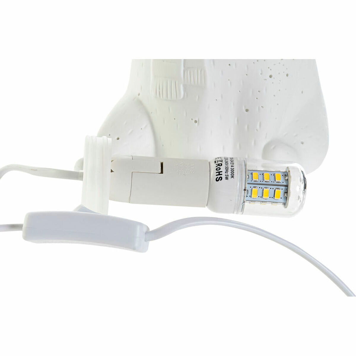 Kompakte Porzellan-Tischlampe – Sanftes Licht für kleine Ecken