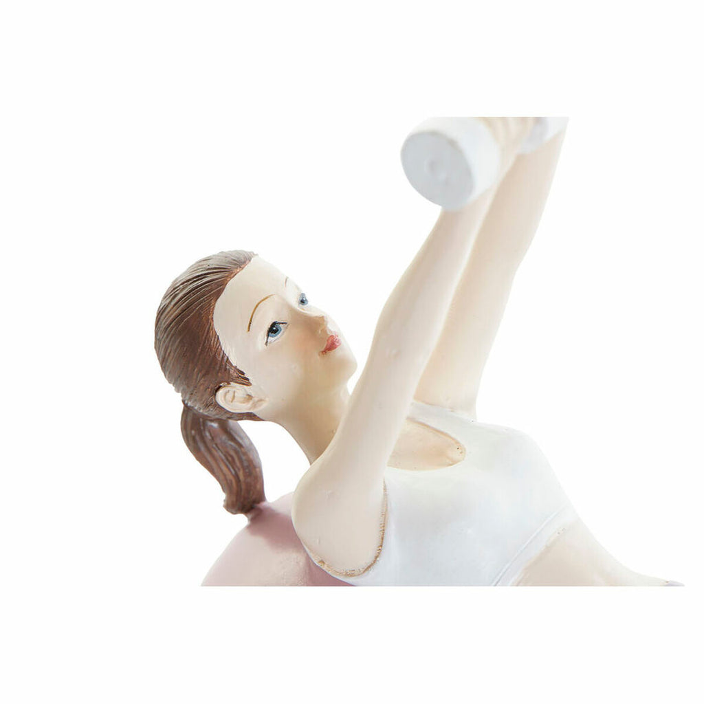 Rosa Yoga Figur Scandi: Entspannung im nordischen Stil. – Ansicht 3
