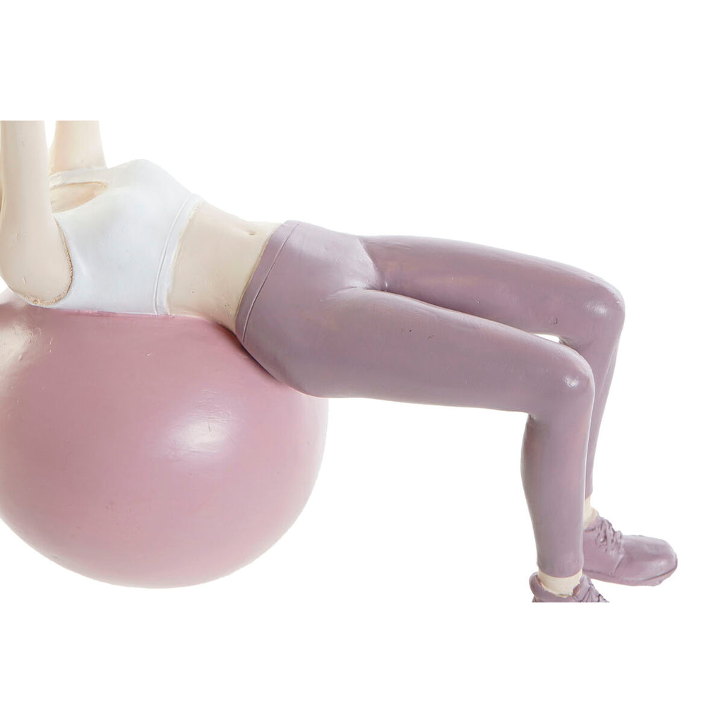 Rosa Yoga Figur Scandi: Entspannung im nordischen Stil. – Ansicht 2