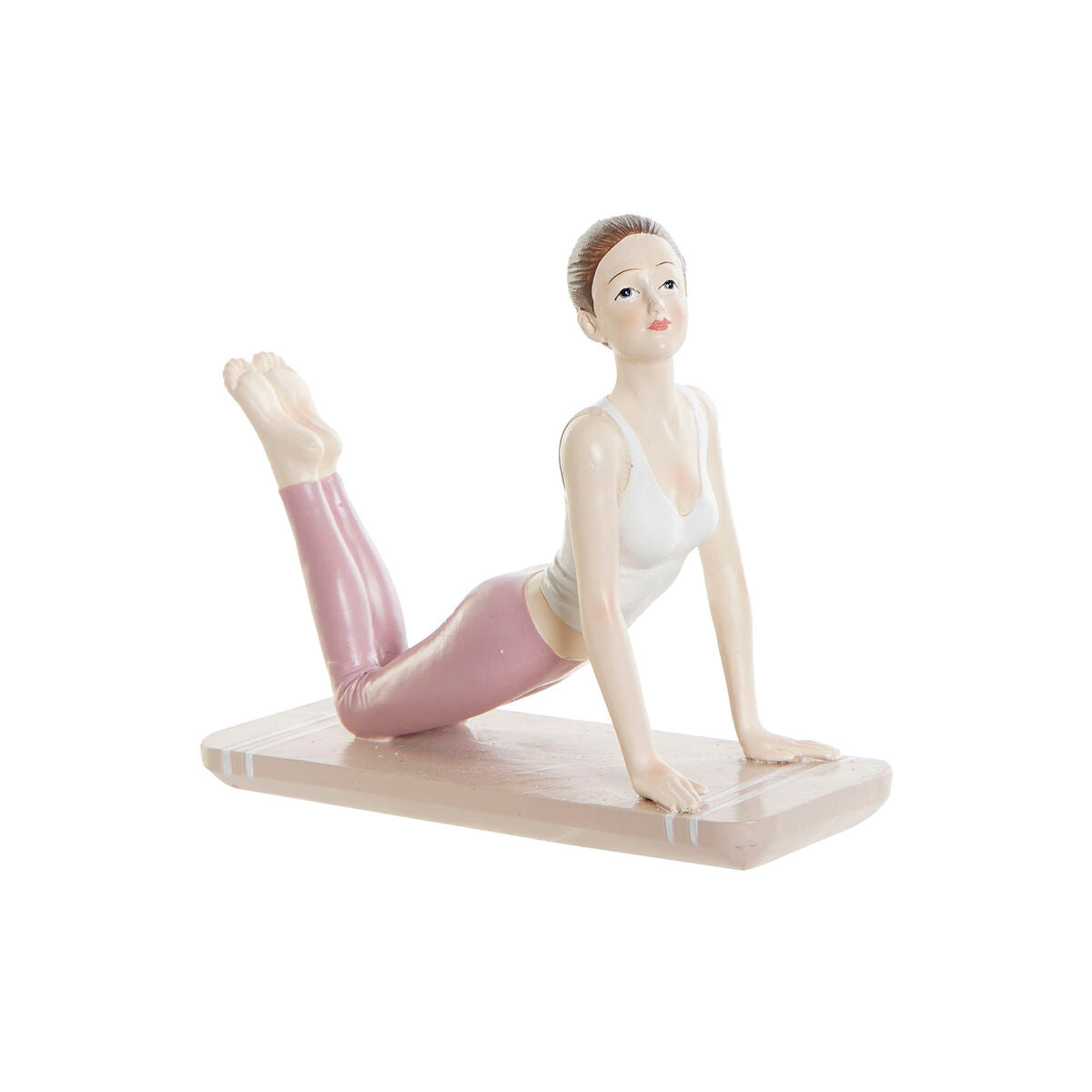 Rosa Yoga Figur: Scandi-Flair für entspannte Momente.