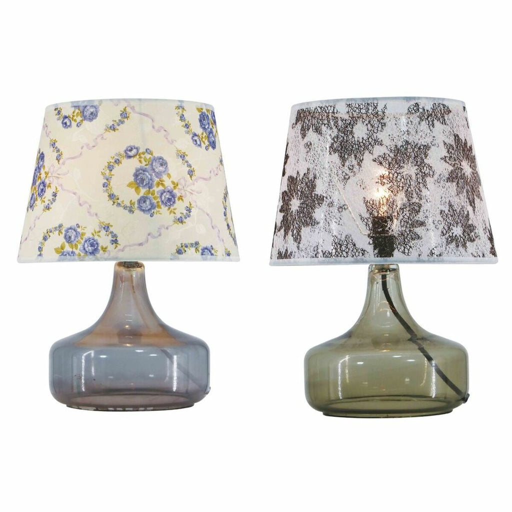 Tischlampe DKD Home Decor 28 x 28 x 40,5 cm Kristall Bunt 220 V 50 W (2