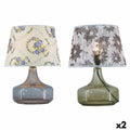 Tischlampe DKD Home Decor 28 x 28 x 40,5 cm Kristall Bunt 220 V 50 W (2