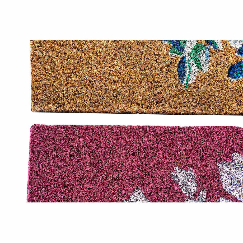 Fussmatte «DKD Home Decor» Grau/Rosa (2er)