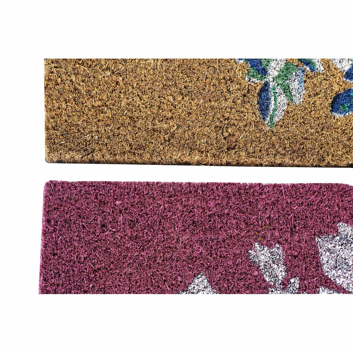 Fussmatte «DKD Home Decor» Grau/Rosa (2er)
