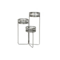 Blumentopf DKD Home Decor 3 in 1 Grau Metall Eisen Loft (47 x 35 x 72