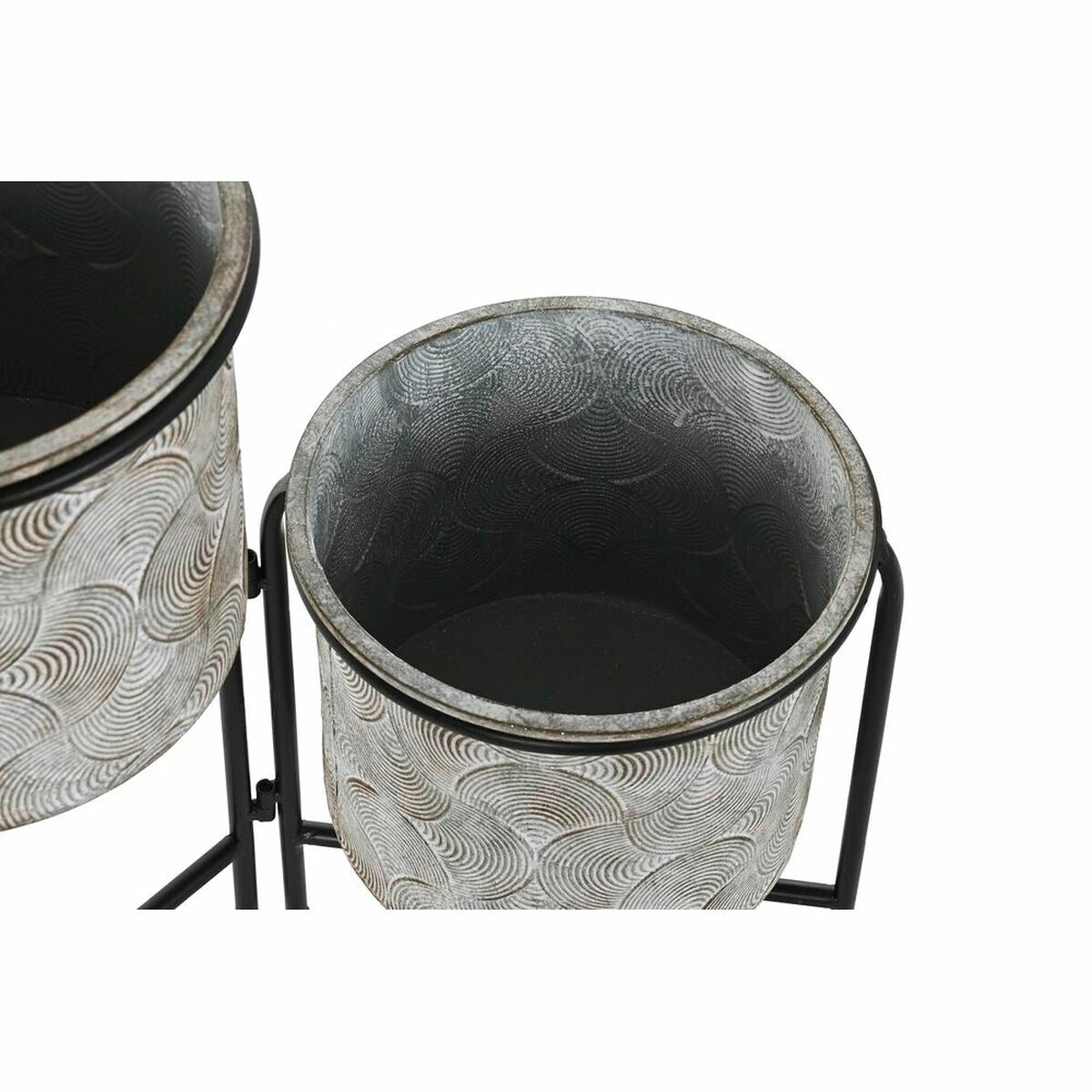 Hoher Metall-Pflanzkübel Grau – Modern & robust. – Ansicht 4