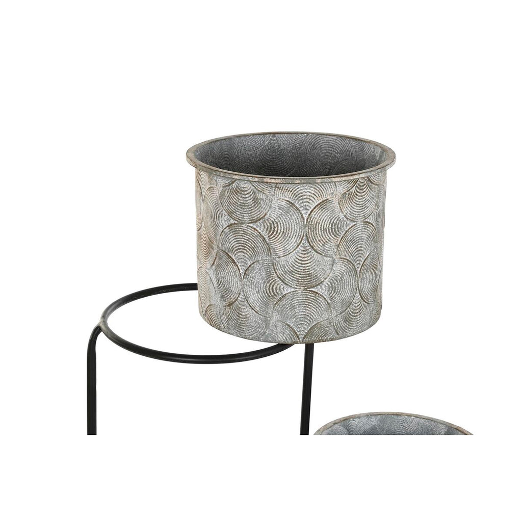 Hoher Metall-Pflanzkübel Grau – Modern & robust. – Ansicht 3