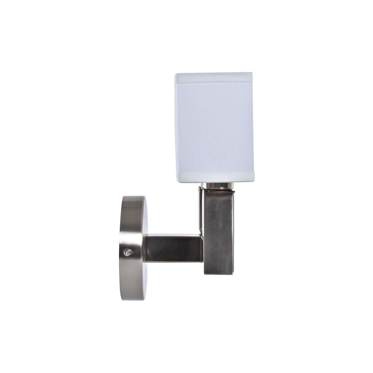 Wandleuchte DKD Home Decor Silberfarben Metall Polyester Weiß 220 V 40