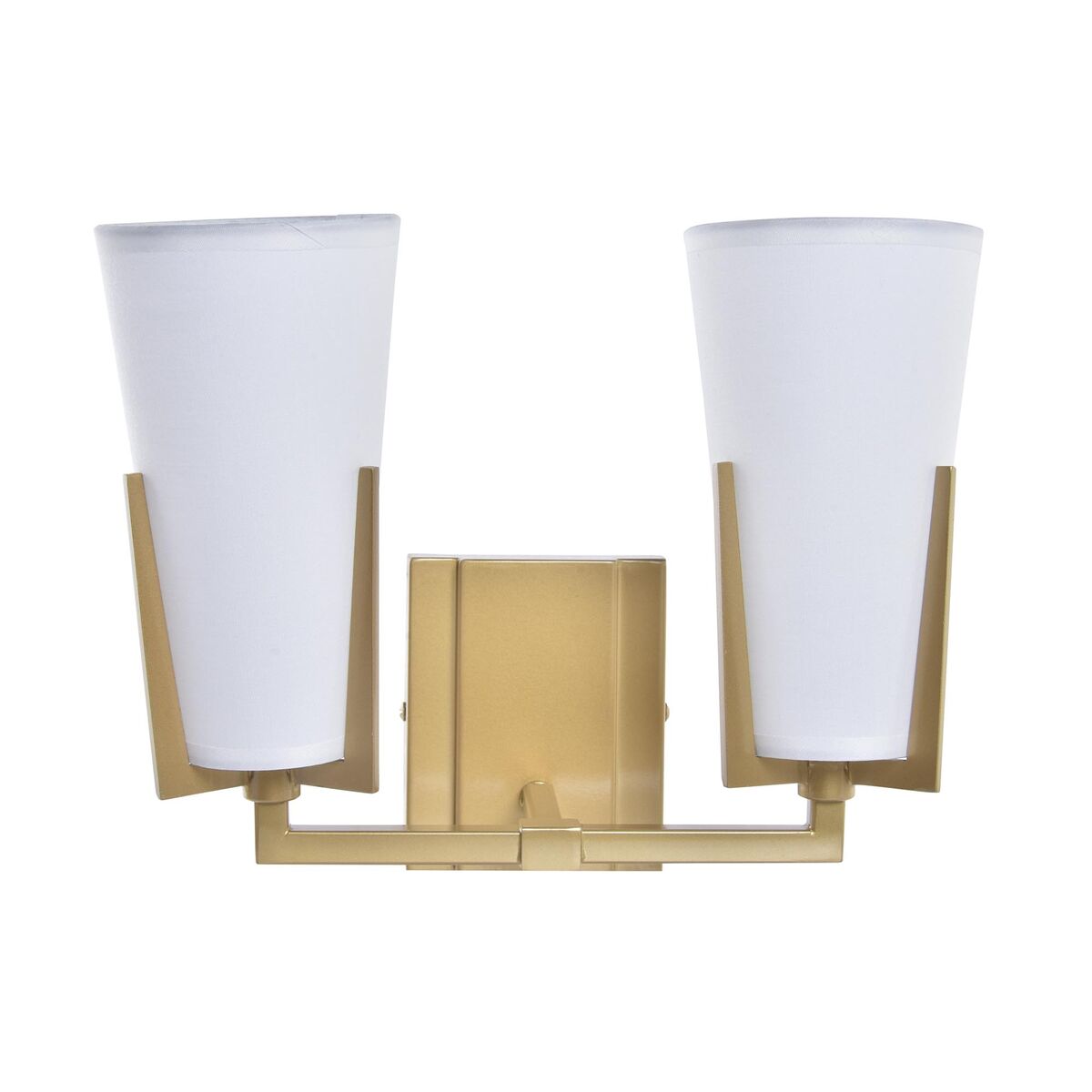 Wandleuchte DKD Home Decor Kristall Gold Metall Weiß Moderne (30 x 18 x