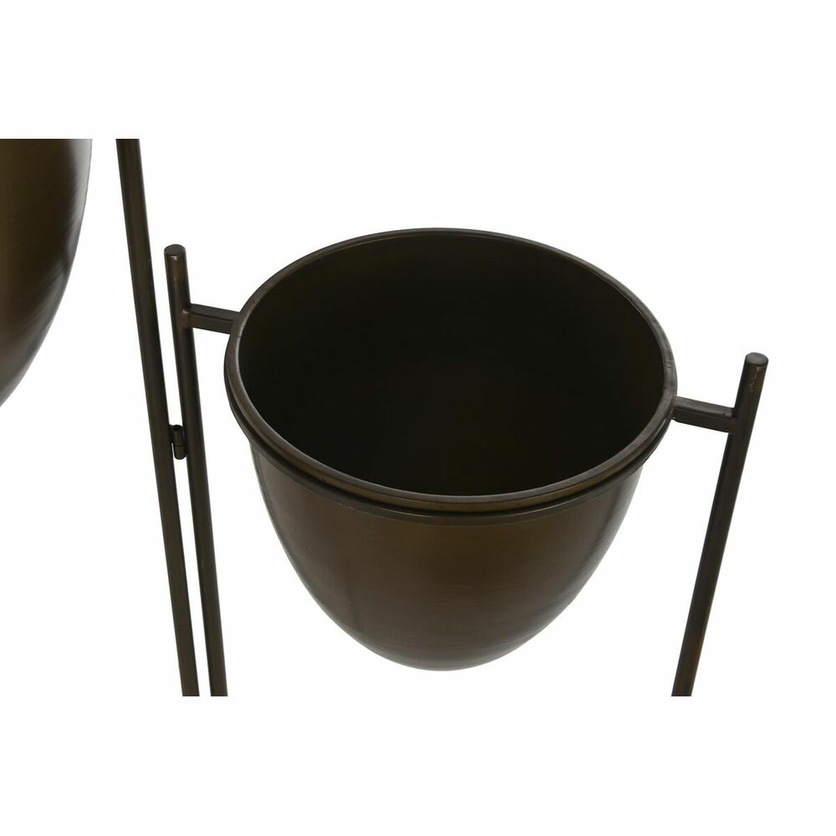 Vintage Metall-Pflanztopf – Kupfer-Akzent für Charme. – Ansicht 2