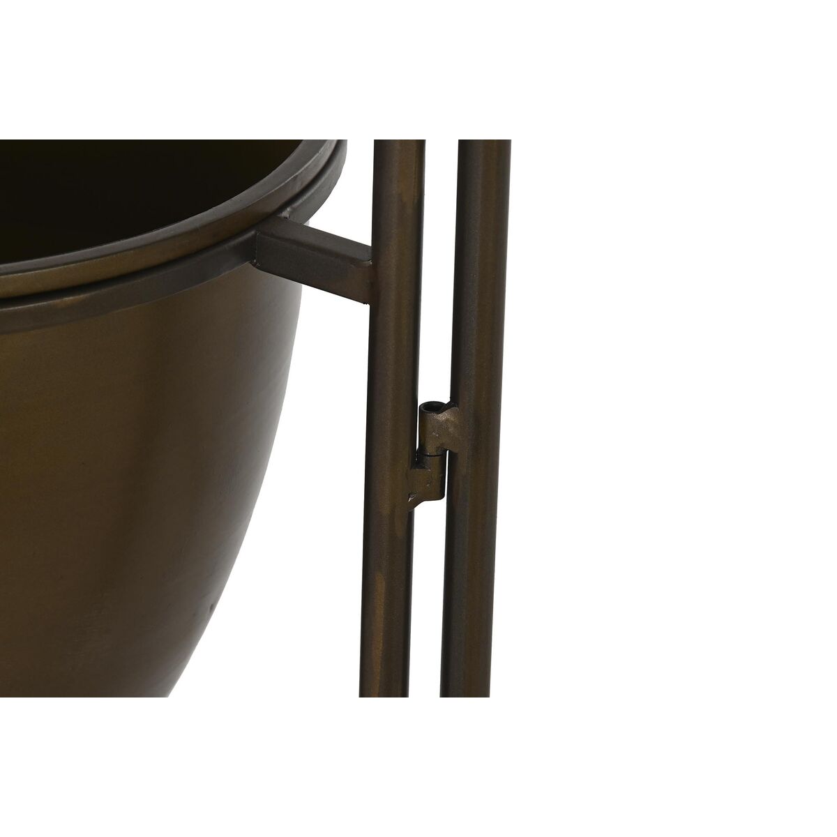 Vintage Metall-Pflanztopf – Kupfer-Akzent für Charme. – Ansicht 4