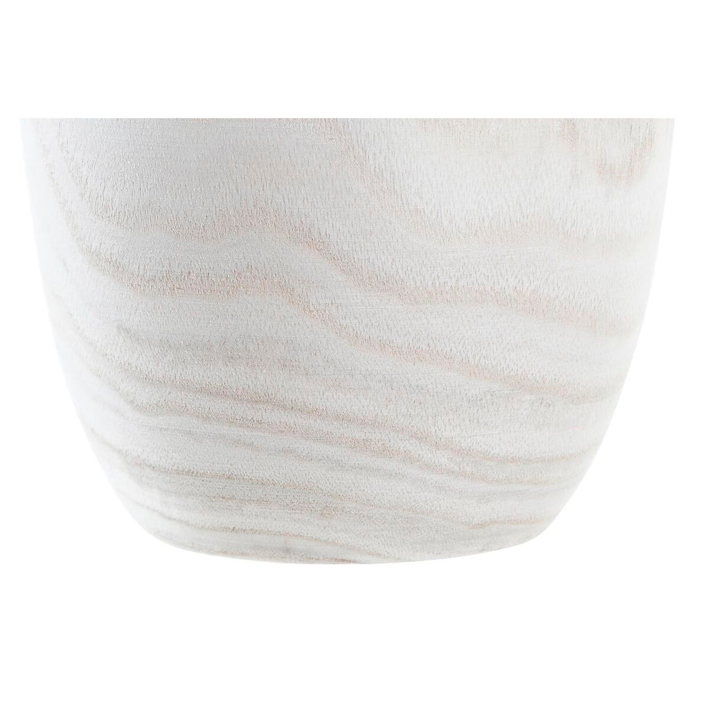 Blumentopf DKD Home Decor Braun natürlich karriert Boho 15 x 15 x 20 cm