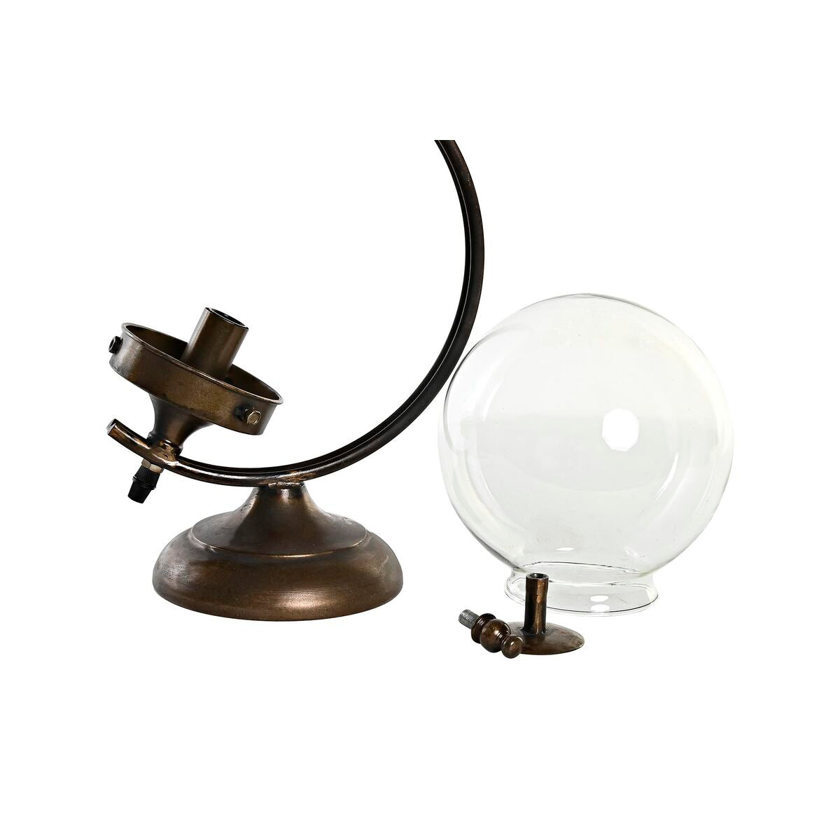 Tischlampe DKD Home Decor Kristall Gold Metall 220 V 25 W (25 x 20 x 36