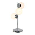 Tischlampe DKD Home Decor 26 x 26 x 59 cm Kristall Silberfarben Metall