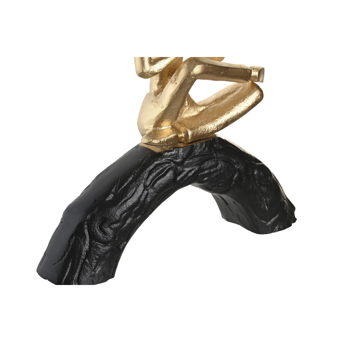 3er Yoga Figuren Gold-Schwarz – Edle Deko für dein Heim