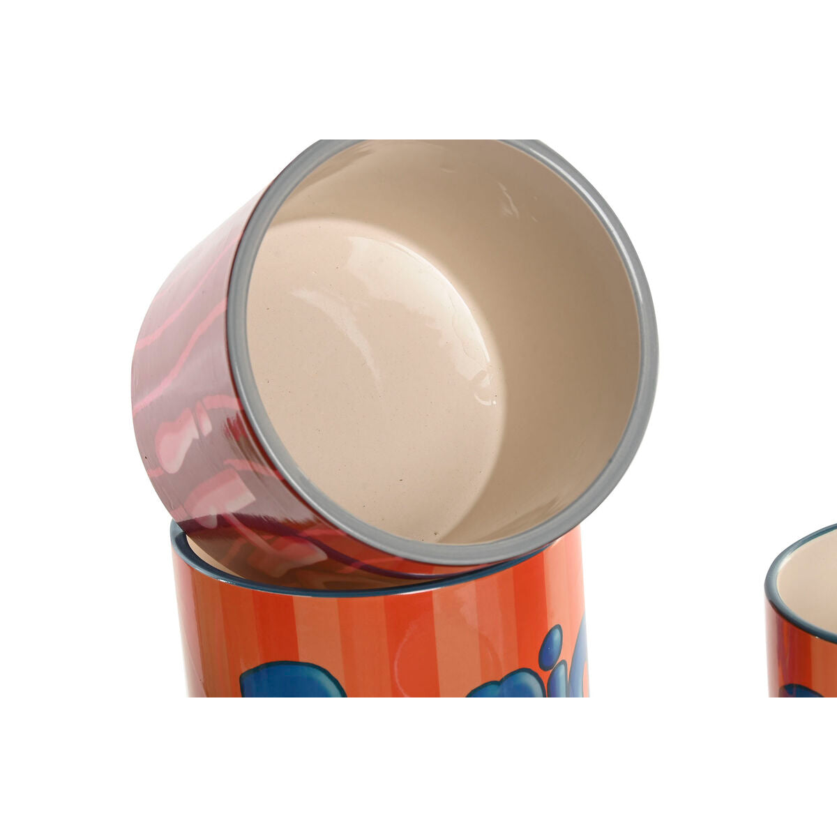 Blumentopf «Home ESPRIT» Keramik Urban Bunt