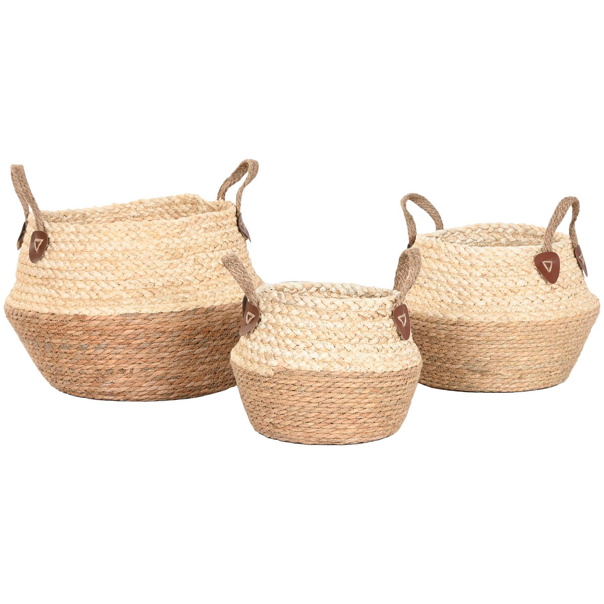 Deko-Korb-Set Naturfaser (3-teilig)
