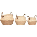 Deko-Korb-Set Naturfaser (3-teilig)