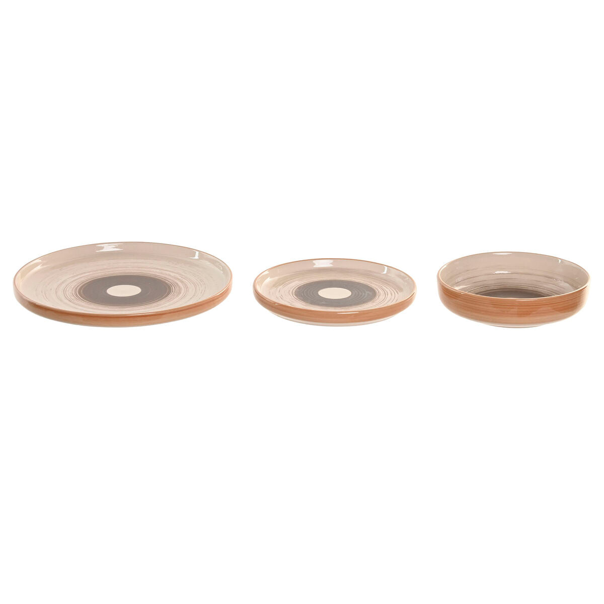 Geschirr-Set «Home ESPRIT» Beige (18-teilig)