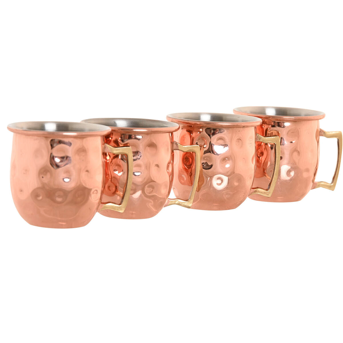 Kupfer-Becher «Mule» · 4er-Set, Edelstahl