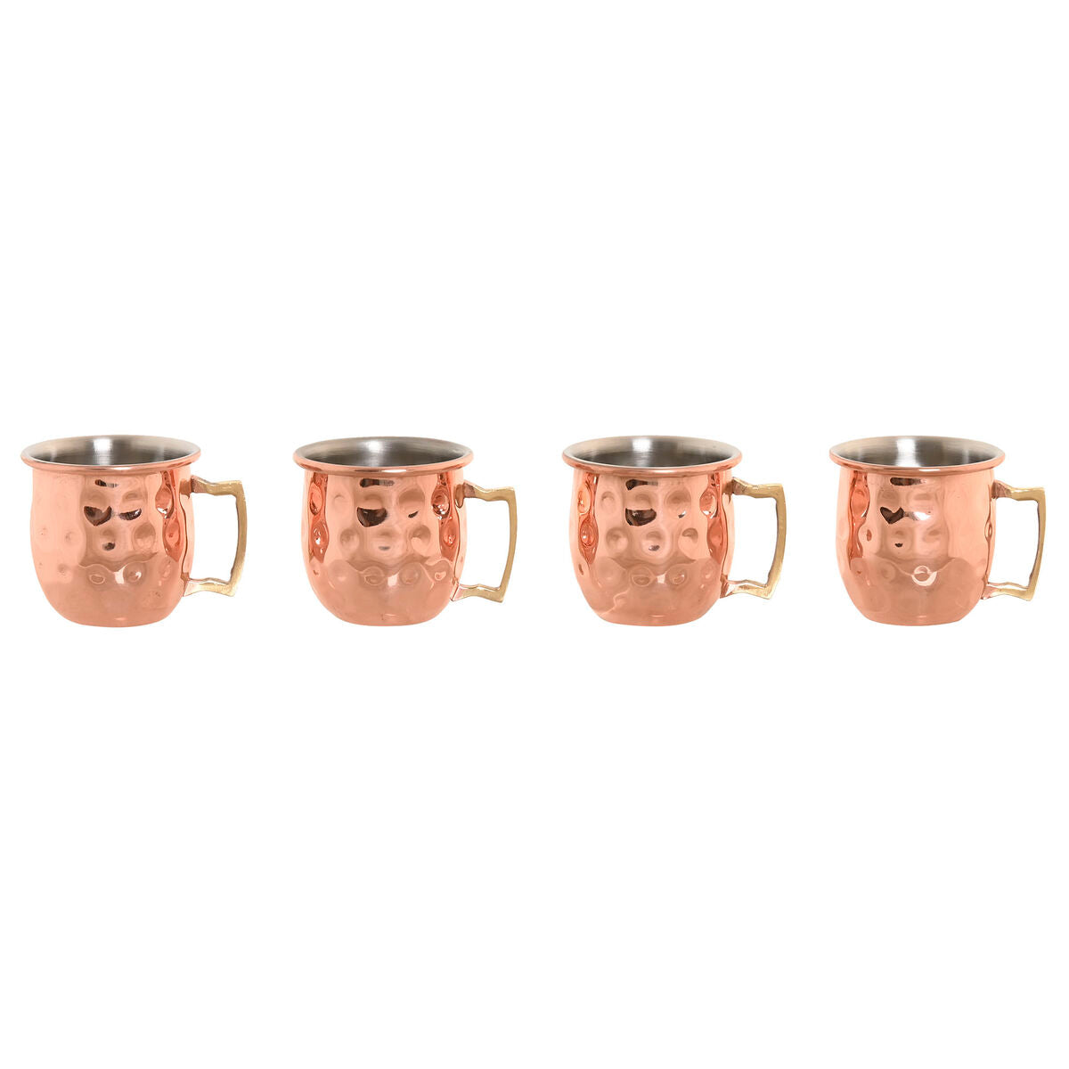 Kupfer-Becher «Mule» · 4er-Set, Edelstahl