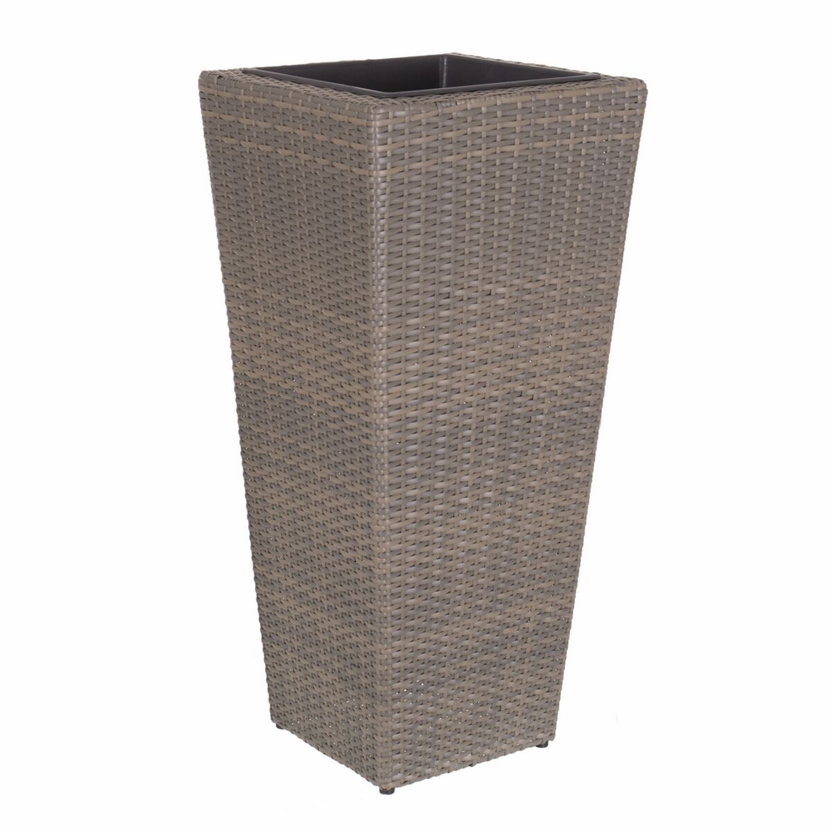 Blumentopf Marlene Hellbraun Rattan 42 x 42 x 90 cm
