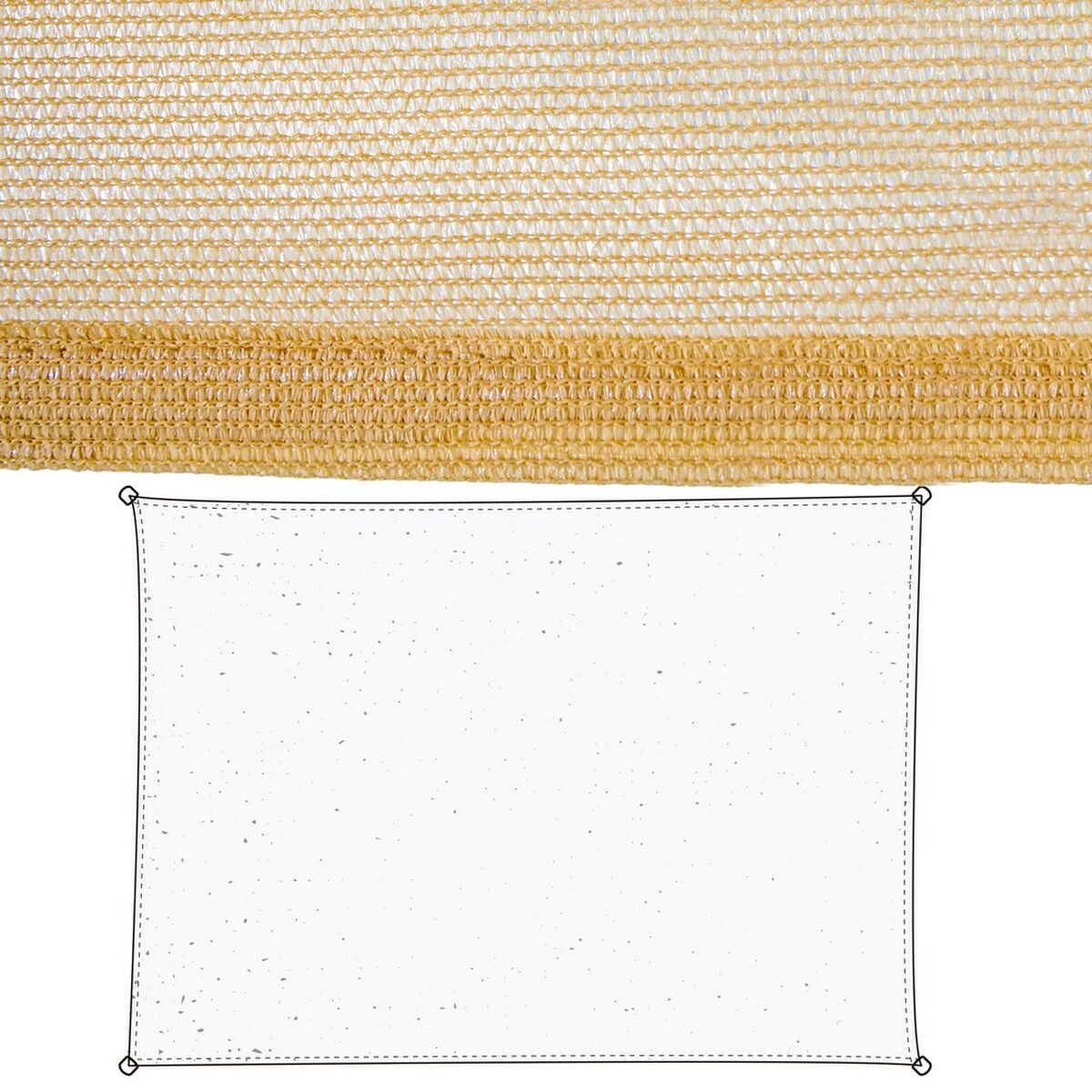 Sonnensegel Beige (3,5×5 m)
