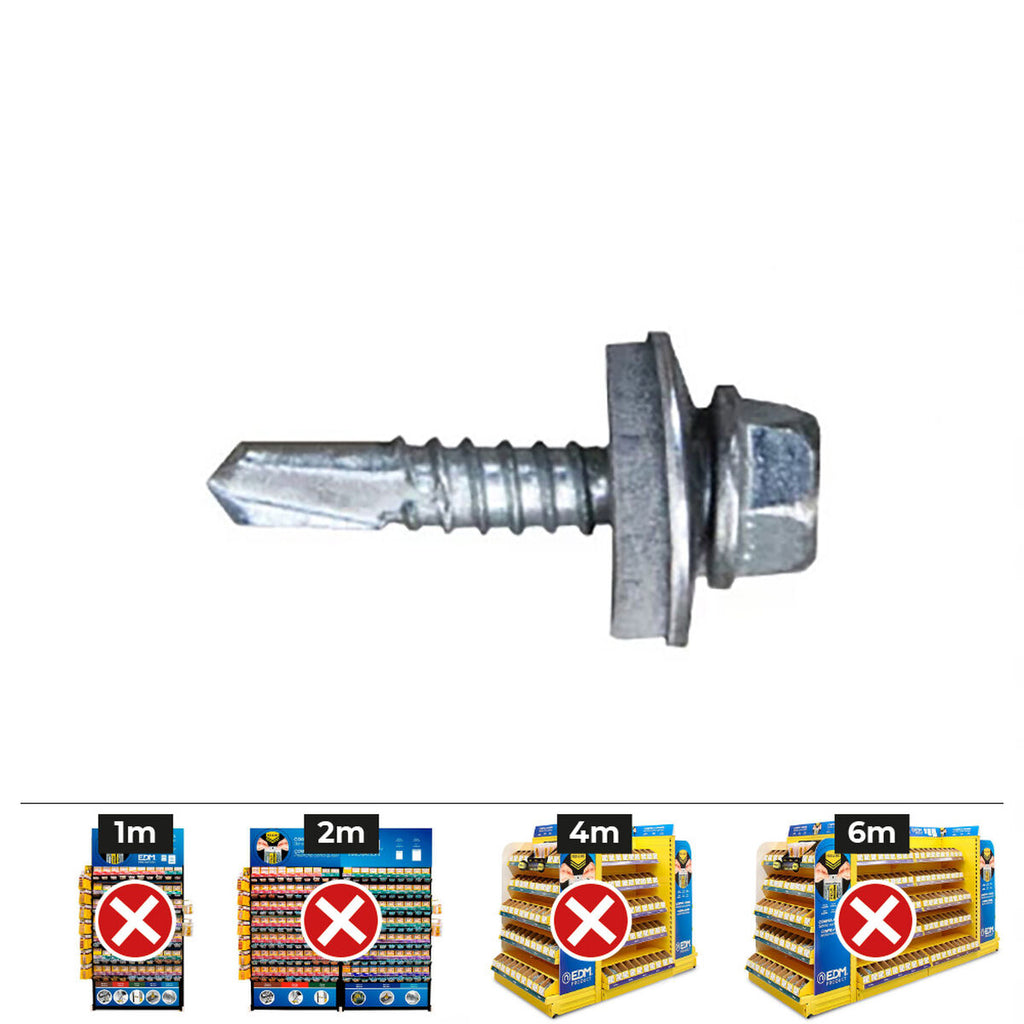 Schraubenkasten CELO 7301 Ø 5,5 x 38 mm Mit Unterlegscheibe Sechseckig