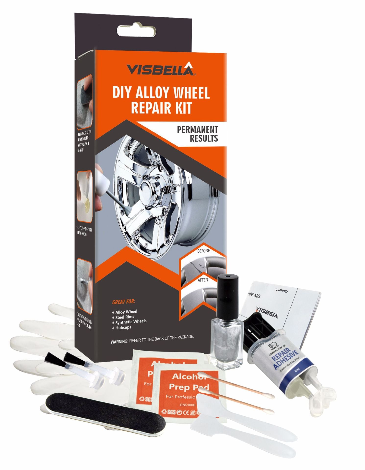 Alufelgen Reparatur-Kit