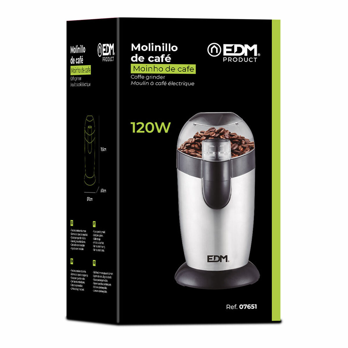 Aromatischer Kaffee: Bunte Mühle für frischen Genuss – Ansicht 2