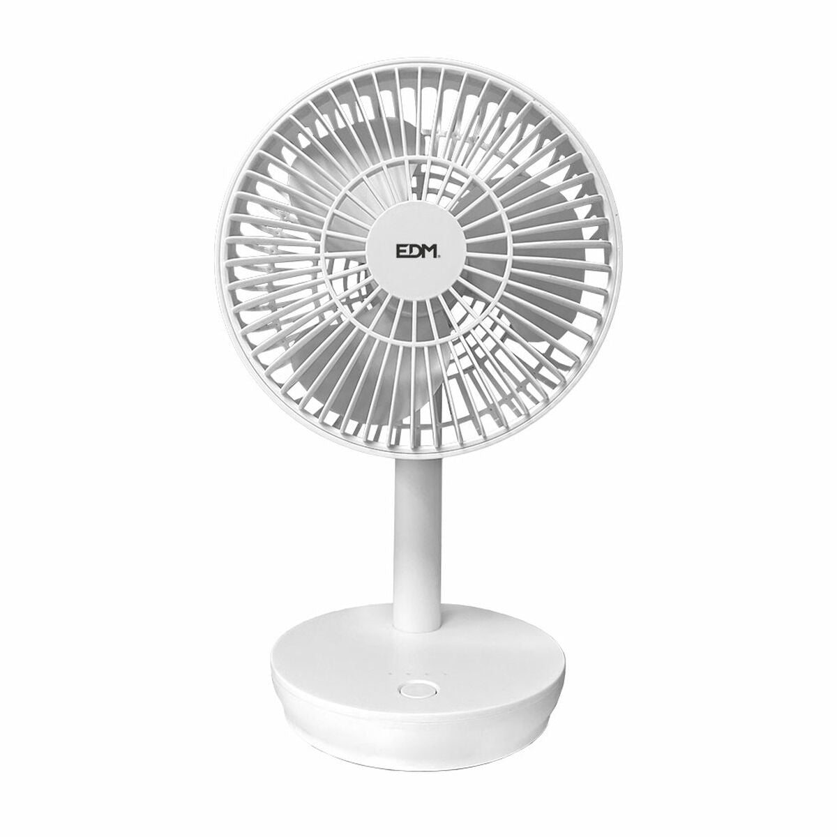 Tischventilator EDM 33501 Weiss 5 W 4 W 16,5 x 18,5 cm 17 x 13 x 26 cm Aufladbar USB