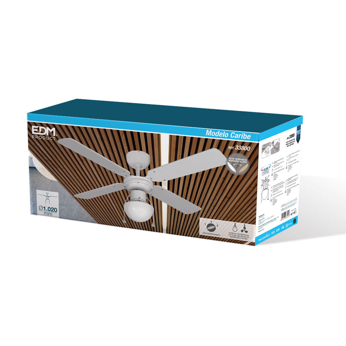 Deckenventilator Lampe: Eleganz & frische Luft.