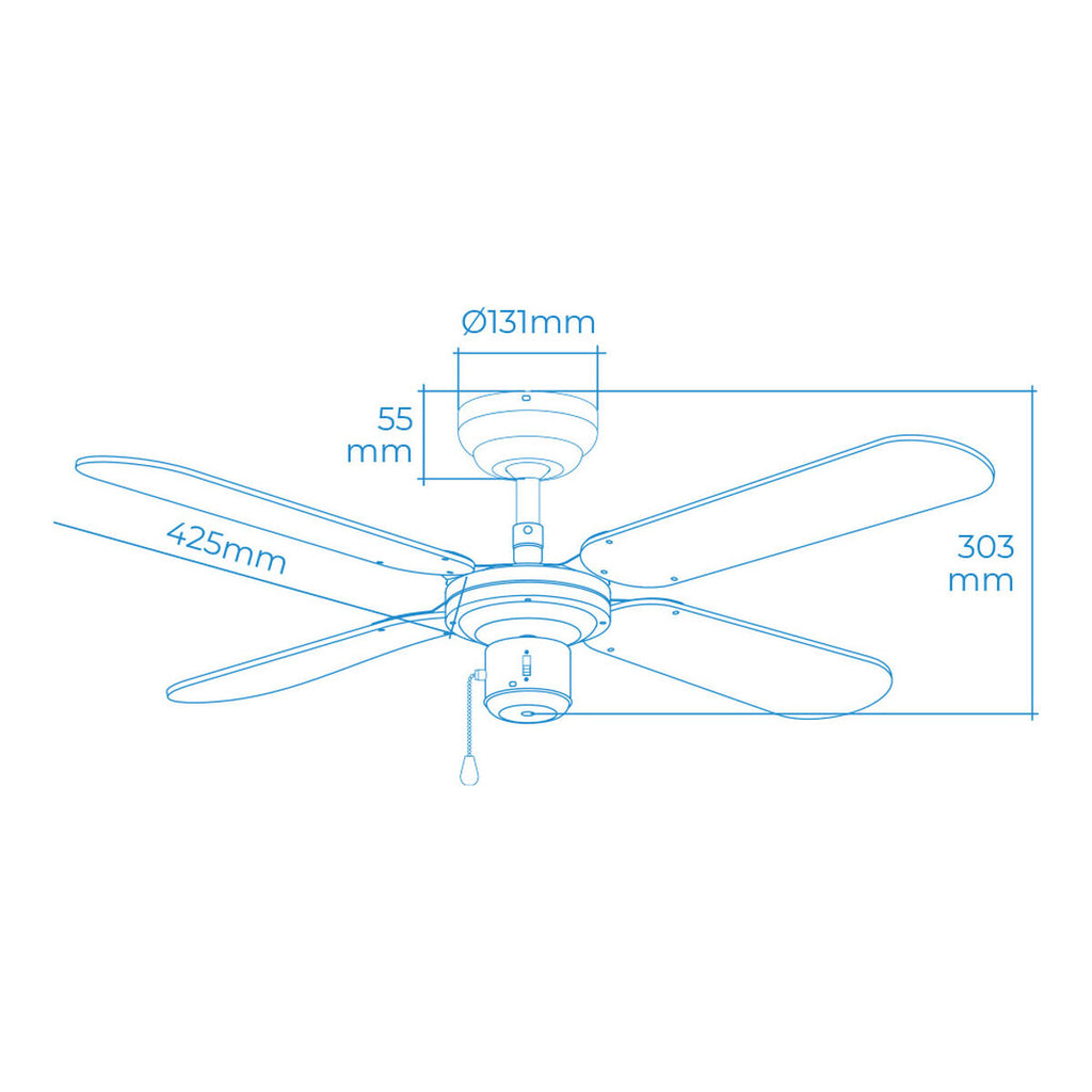 Grosser Deckenventilator Weiss: Optimale Kühlung für Ihr Zuhause