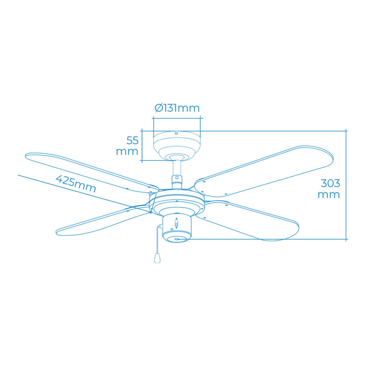 Grosser Deckenventilator Weiss: Optimale Kühlung für Ihr Zuhause