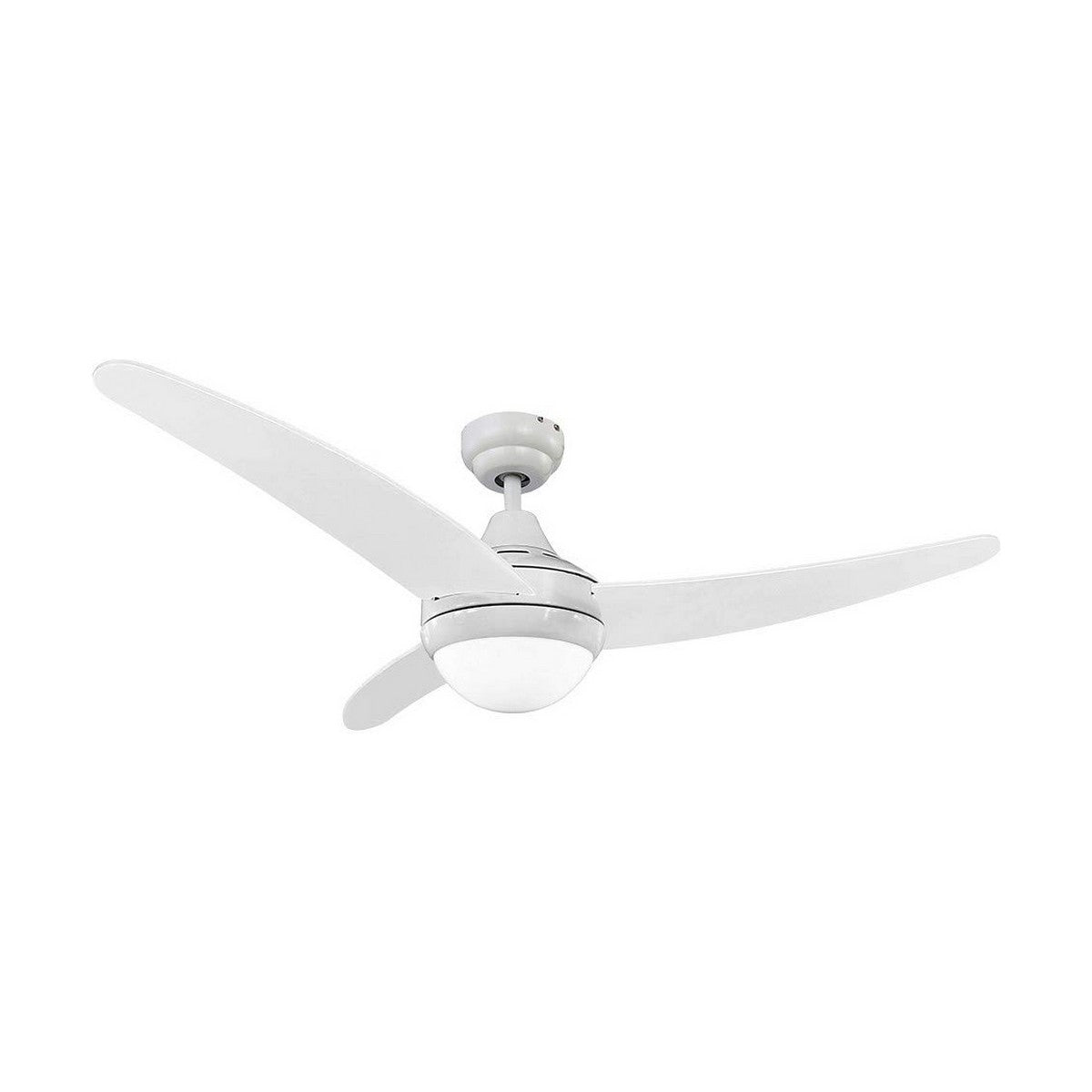 Weisser Deckenventilator mit Licht – Helle Kühle