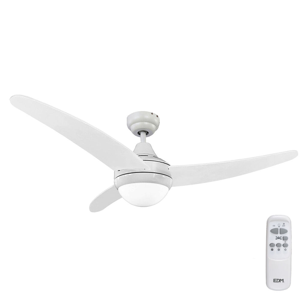 Weisser Deckenventilator mit Licht – Helle Kühle