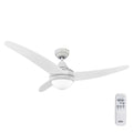 Weisser Deckenventilator mit Licht – Helle Kühle