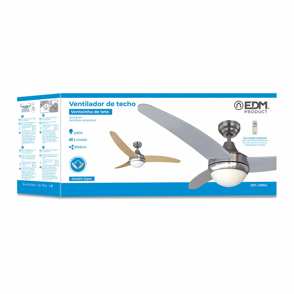 Moderner Deckenventilator mit Licht – Kühle Eleganz