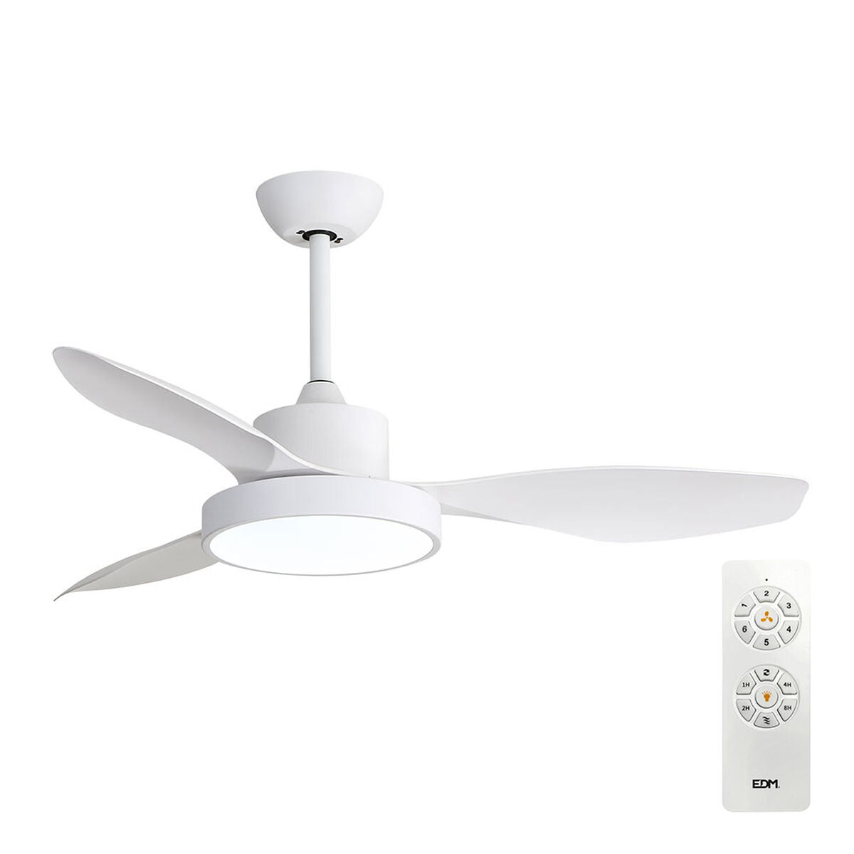 Deckenventilator mit Lampe EDM 33817 Arctic Weiss 24 W 38 W 2160 Lm – Bild 1 | LuxeStyle