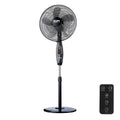 Schwarzer Standventilator – Flexible Kühle überall