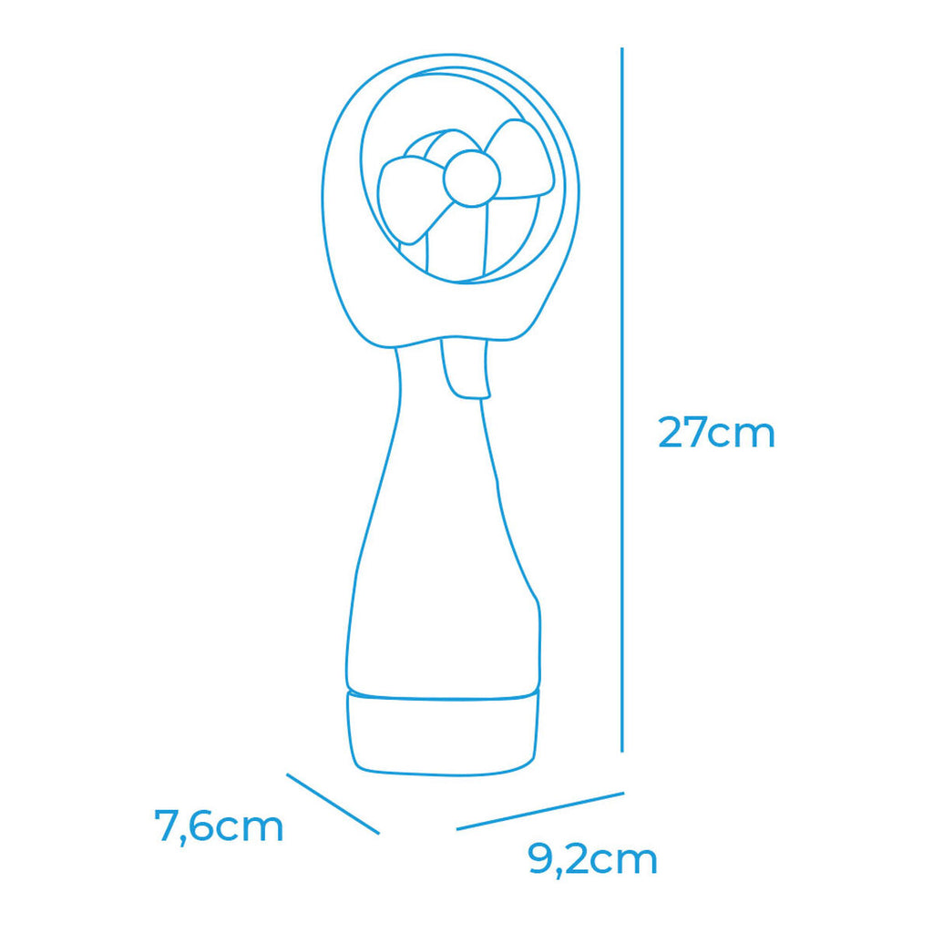 Mobiler Sprühventilator – Extra Frische für unterwegs