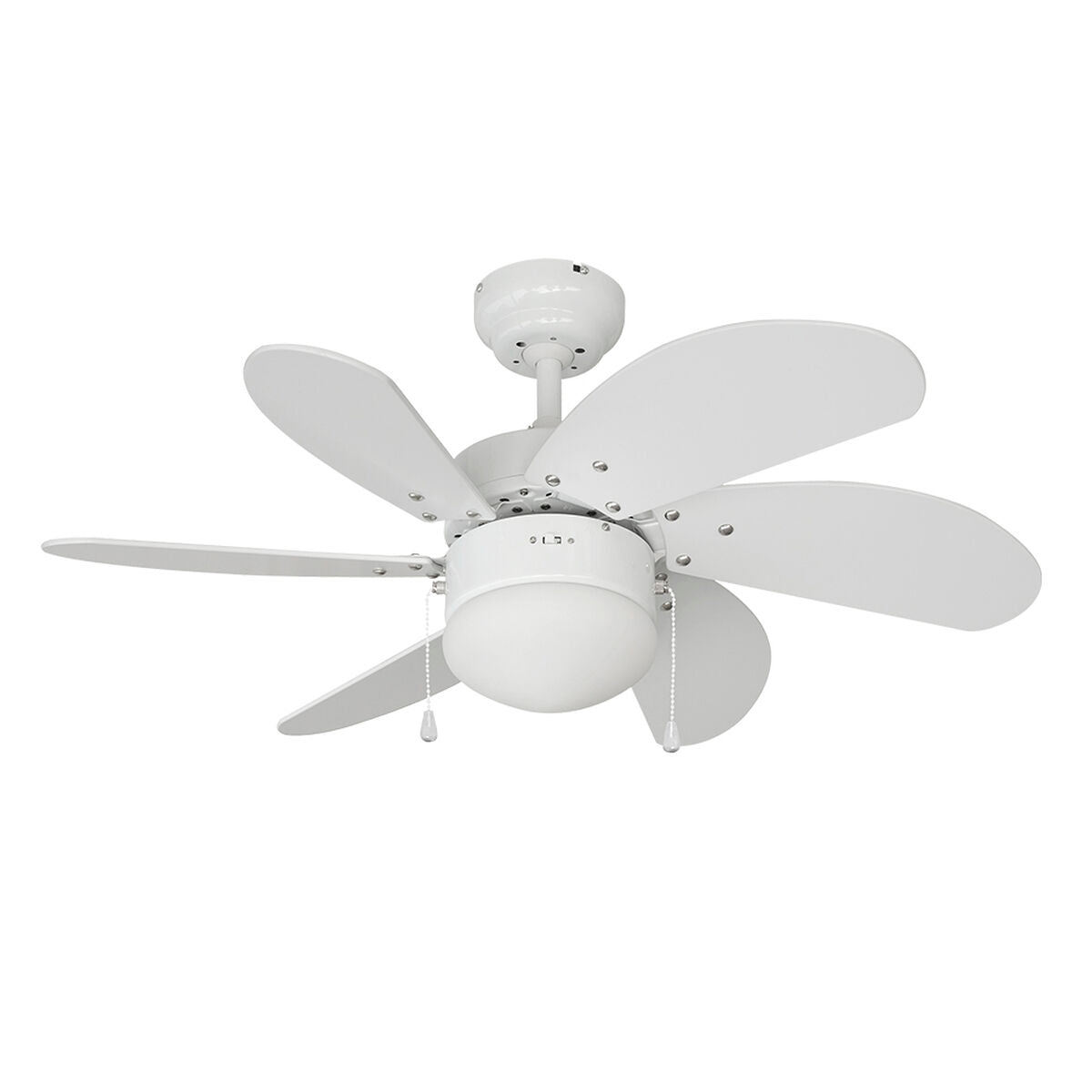 Weisser Deckenventilator mit Licht – Für helle Kühle