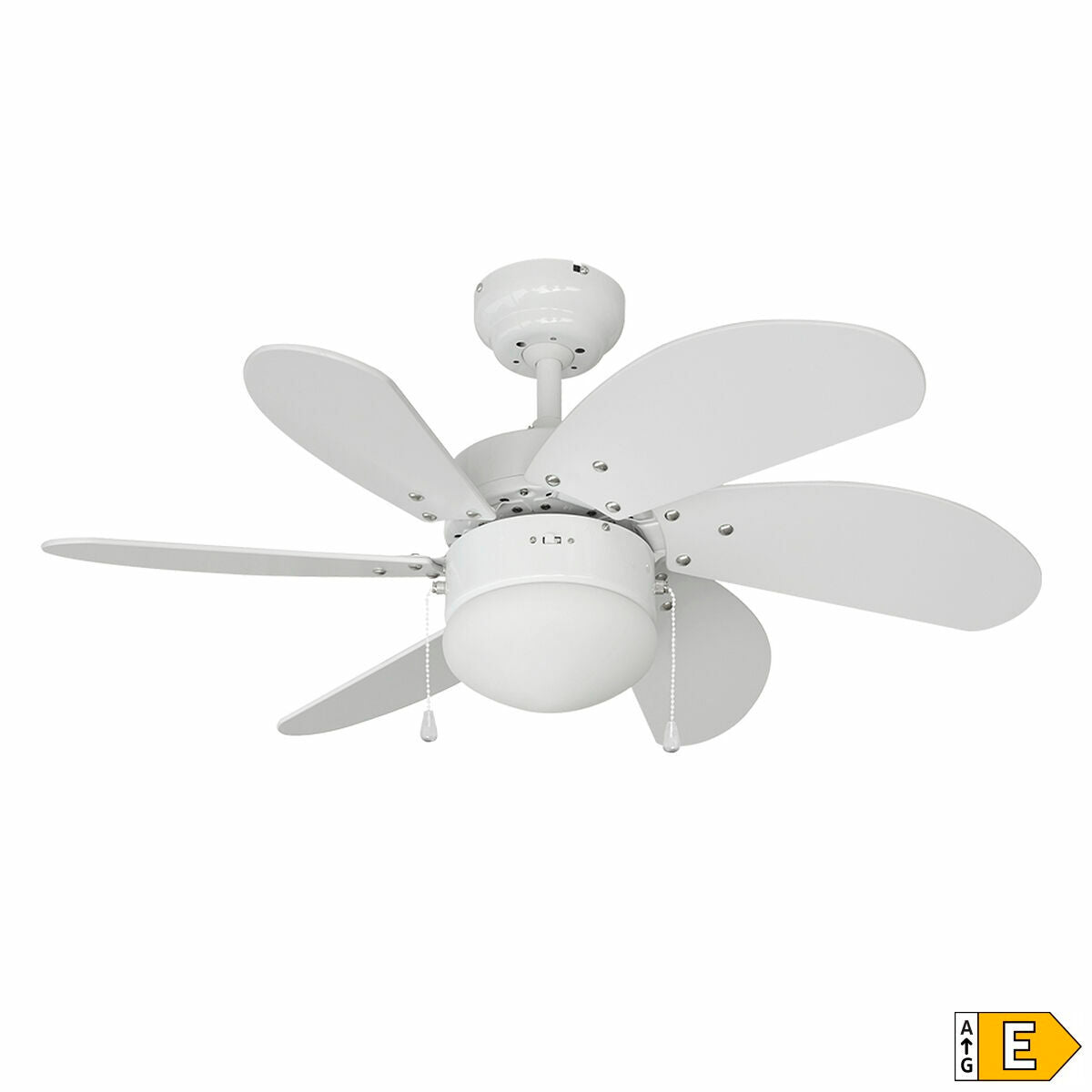 Weisser Deckenventilator mit Licht – Für helle Kühle