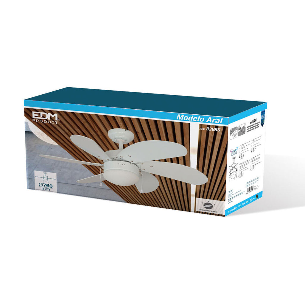 Weisser Deckenventilator mit Licht – Für helle Kühle